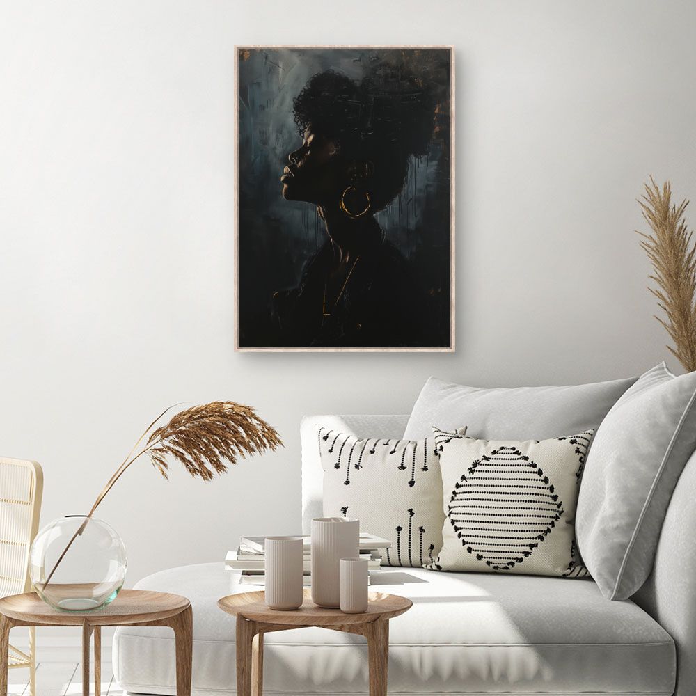 Tableau Silhouette élégante