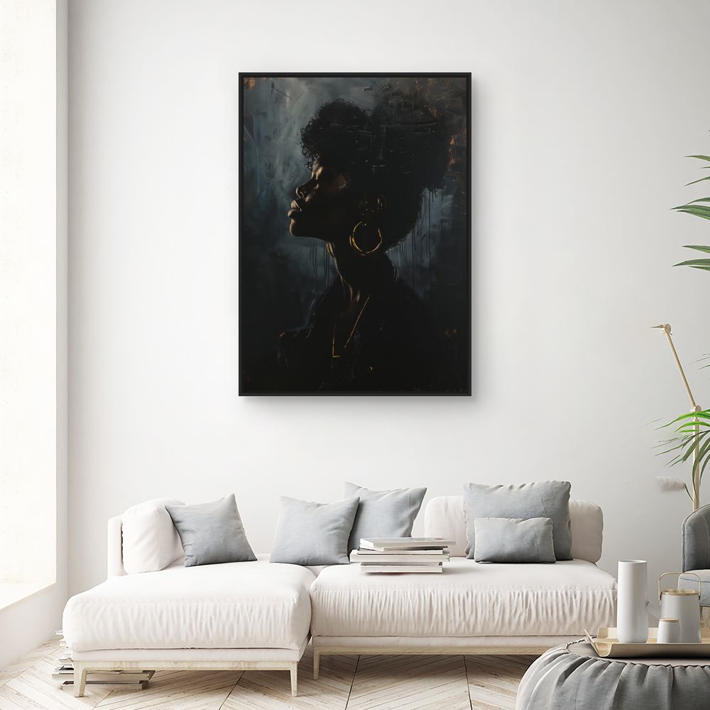 Tableau Silhouette élégante