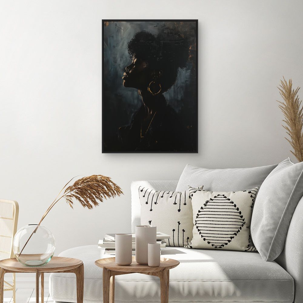 Tableau Silhouette élégante