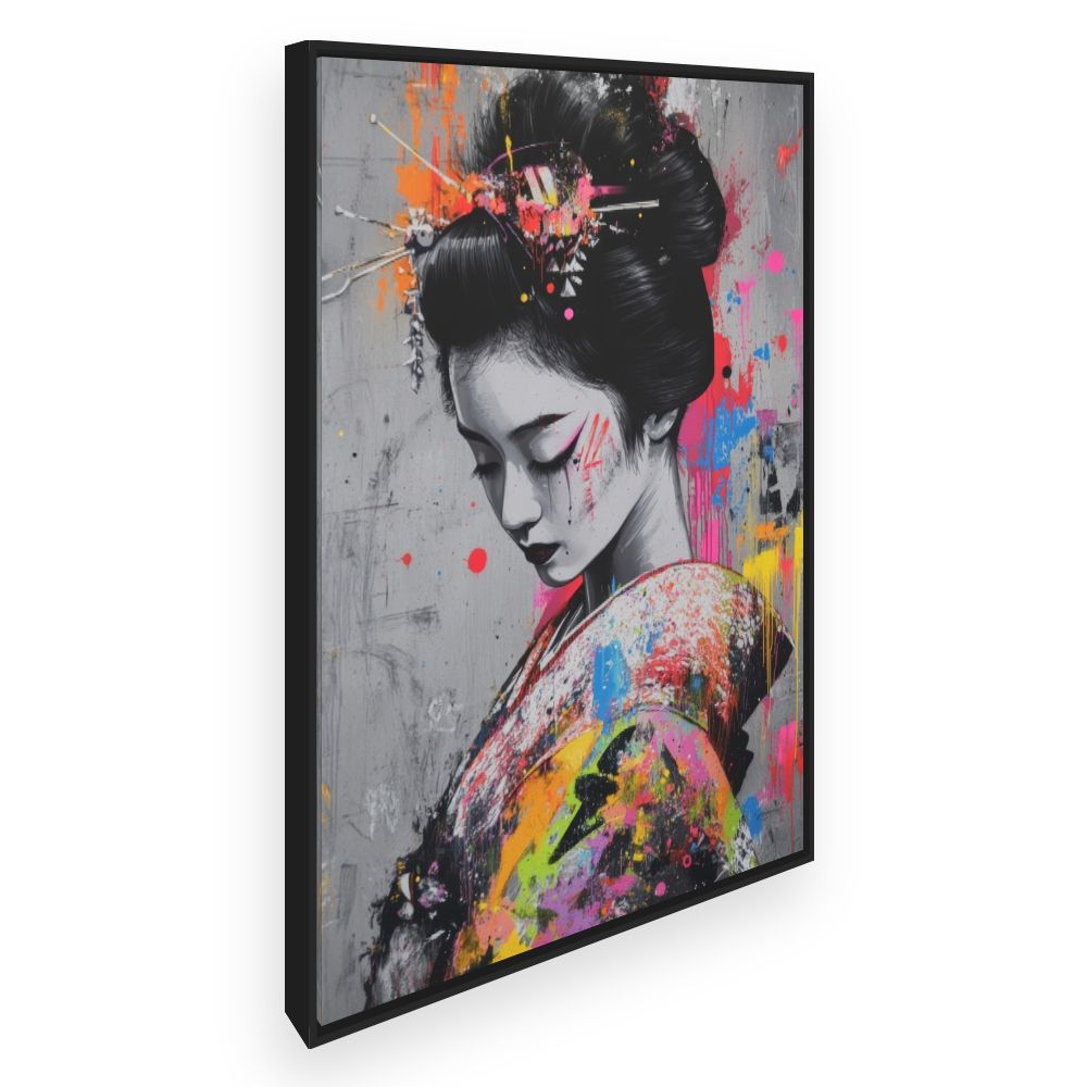 Toile Éclat artistique vibrant