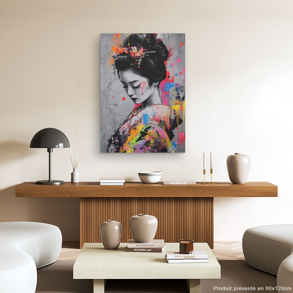 Tableau Éclat artistique vibrant