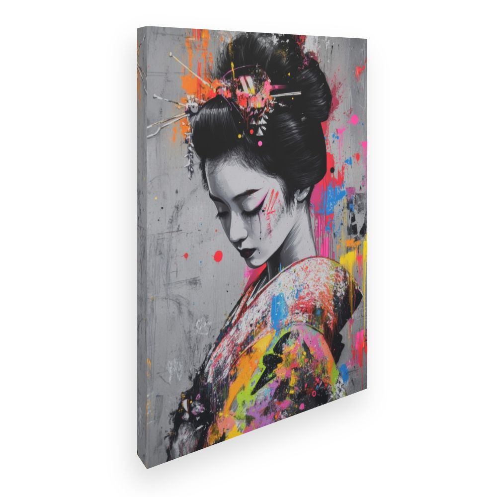 Toile Éclat artistique vibrant