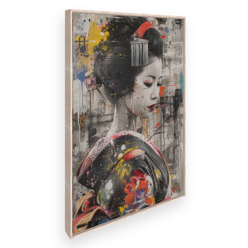 Toile Geisha moderne