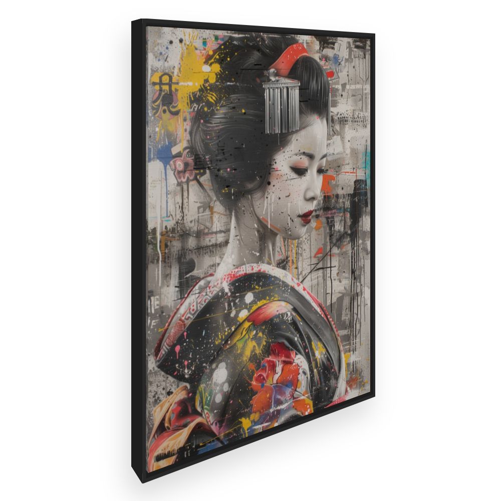 Toile Geisha moderne