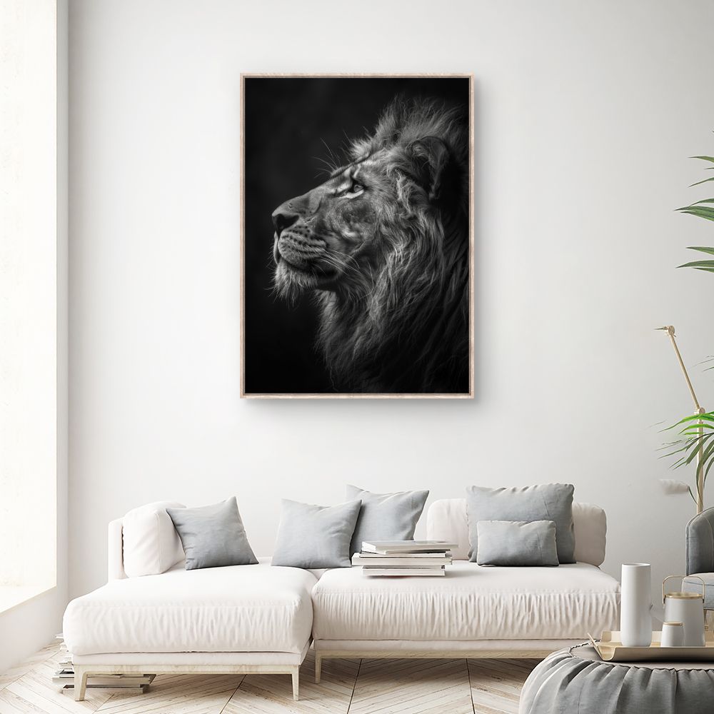Tableau Lion majestueux