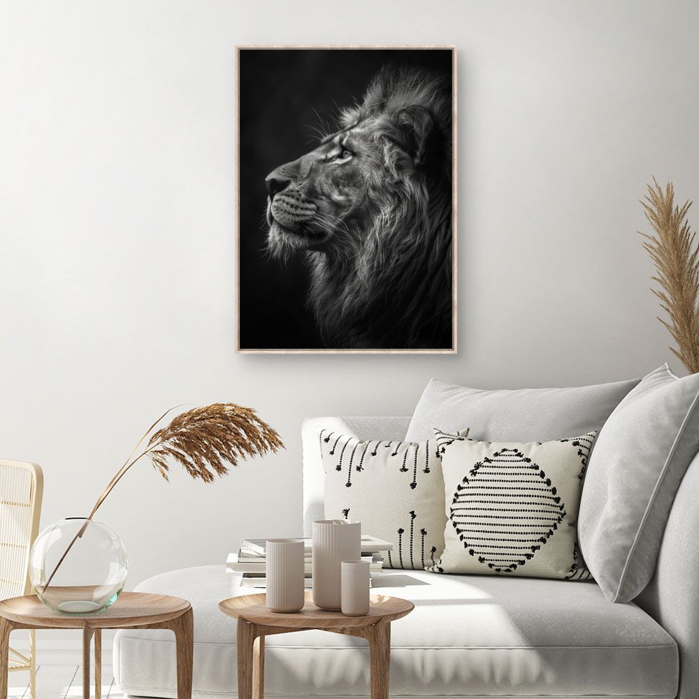 Tableau Lion majestueux