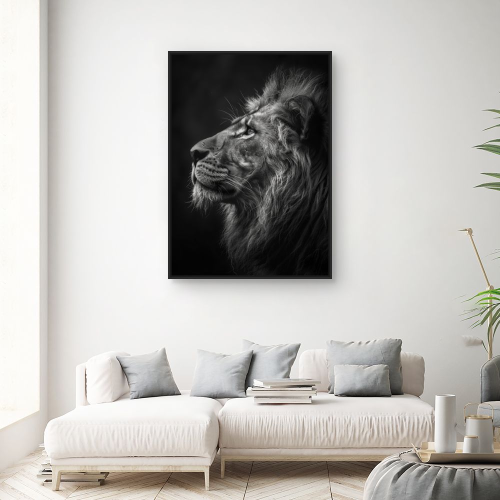 Tableau Lion majestueux