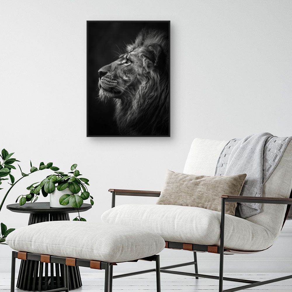 Tableau Lion majestueux