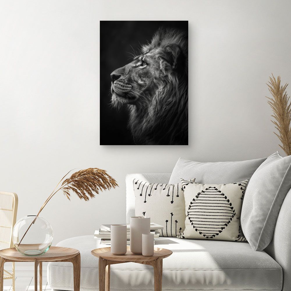 Tableau Lion majestueux