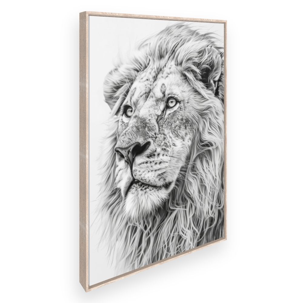 Toile Lion majestueux