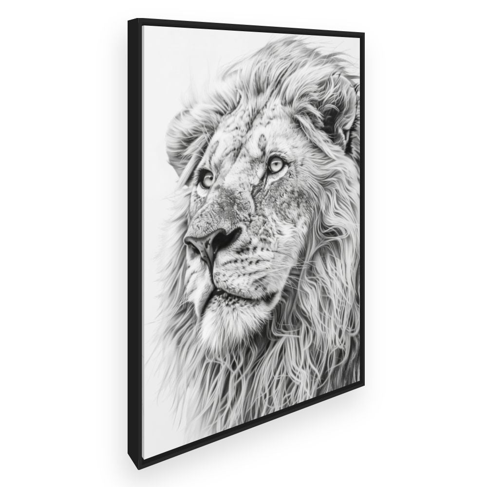 Toile Lion majestueux