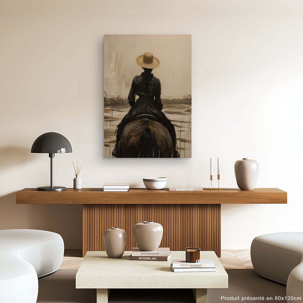 Tableau Cavalière élégante