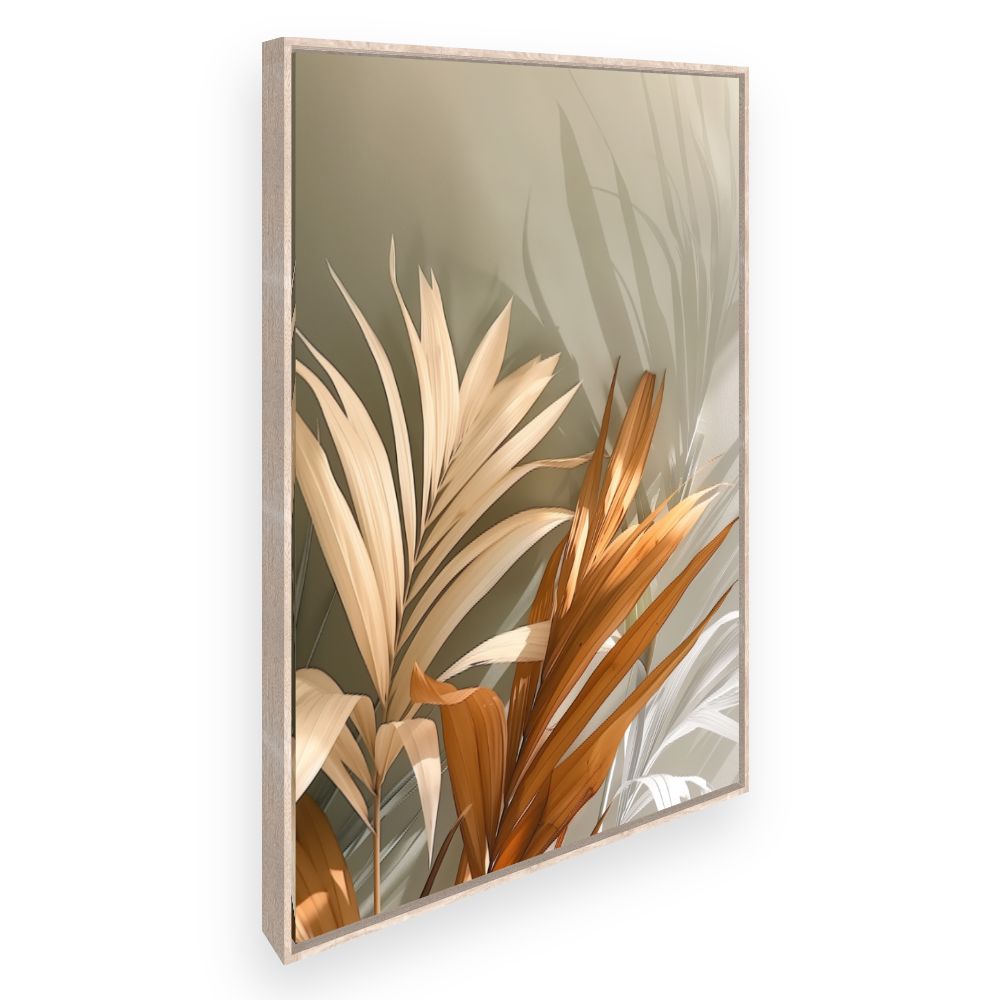 Toile Feuilles élégantes
