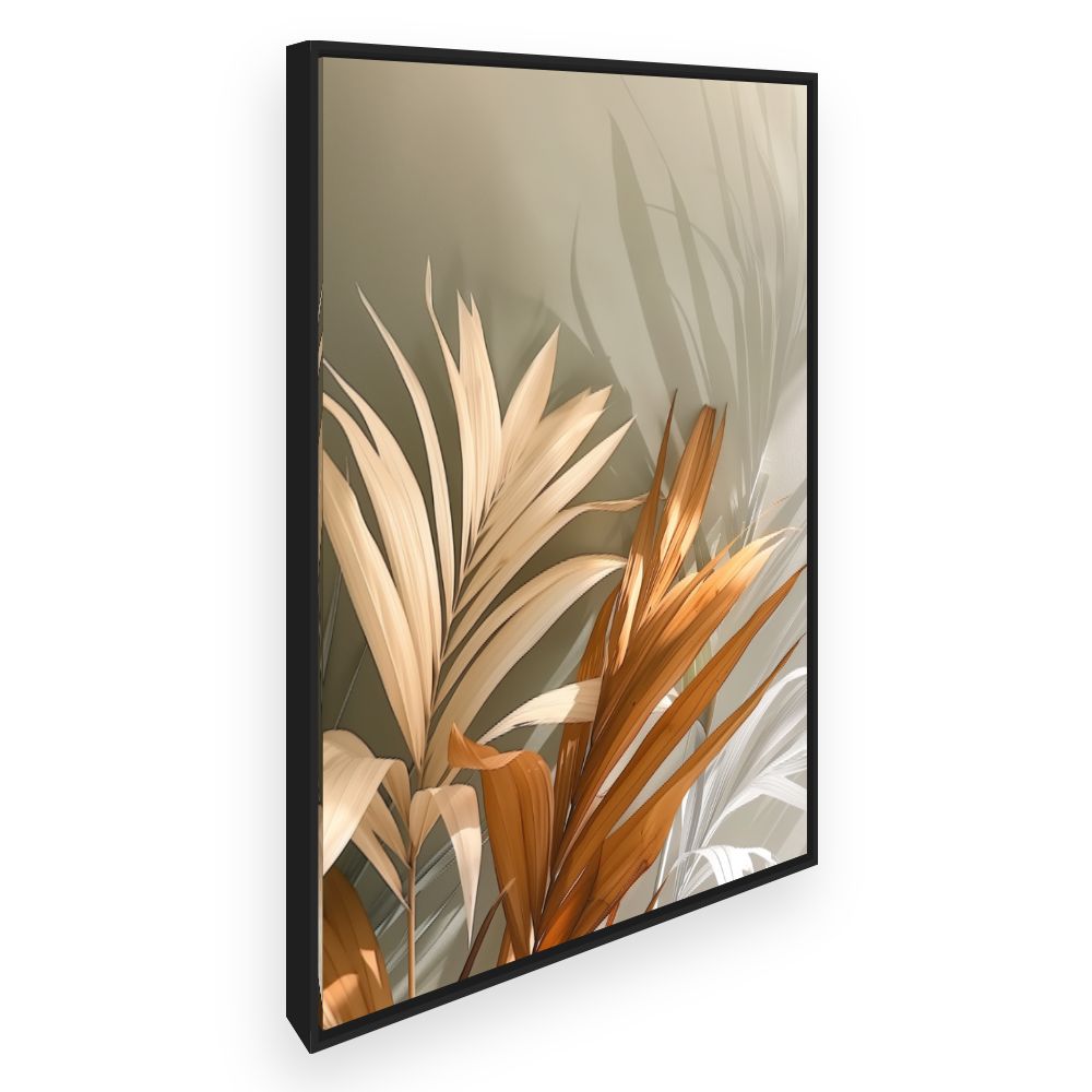 Toile Feuilles élégantes