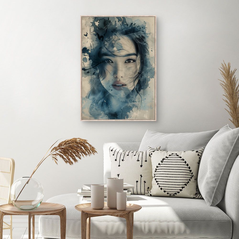 Tableau Visage éthéré