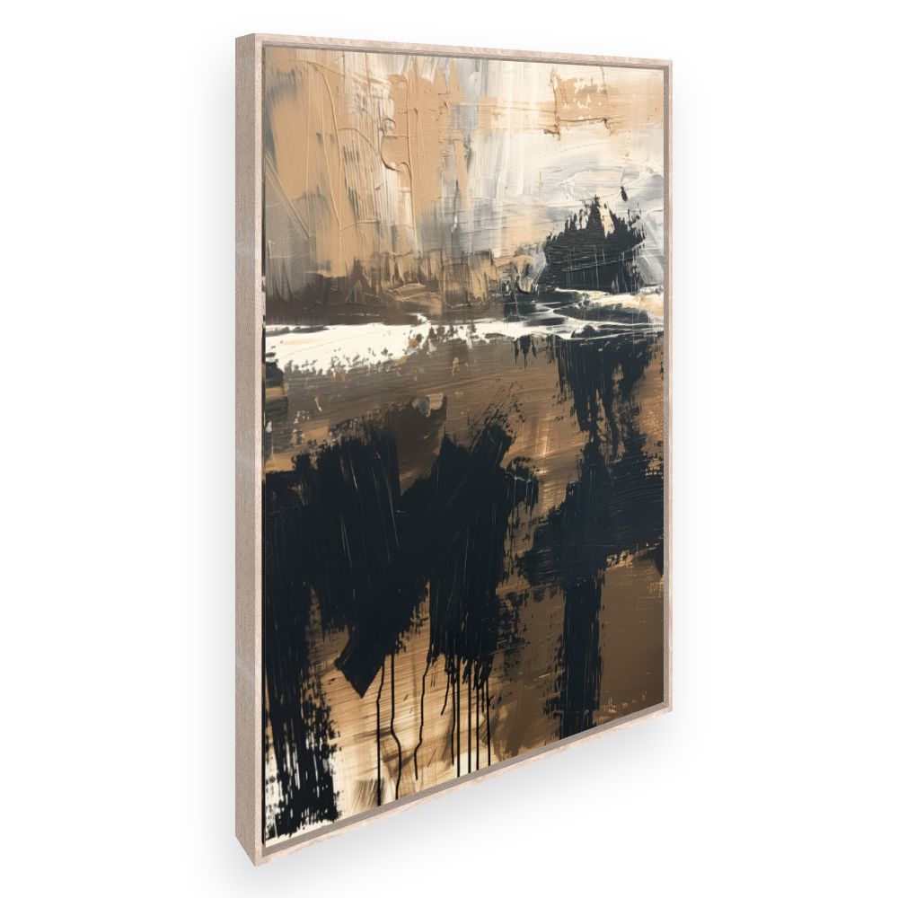 Toile Paysage abstrait chic