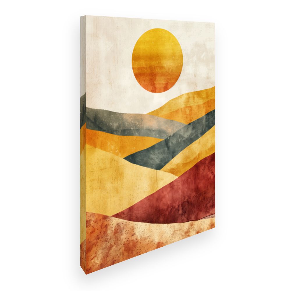 Toile Paysage ensoleillé