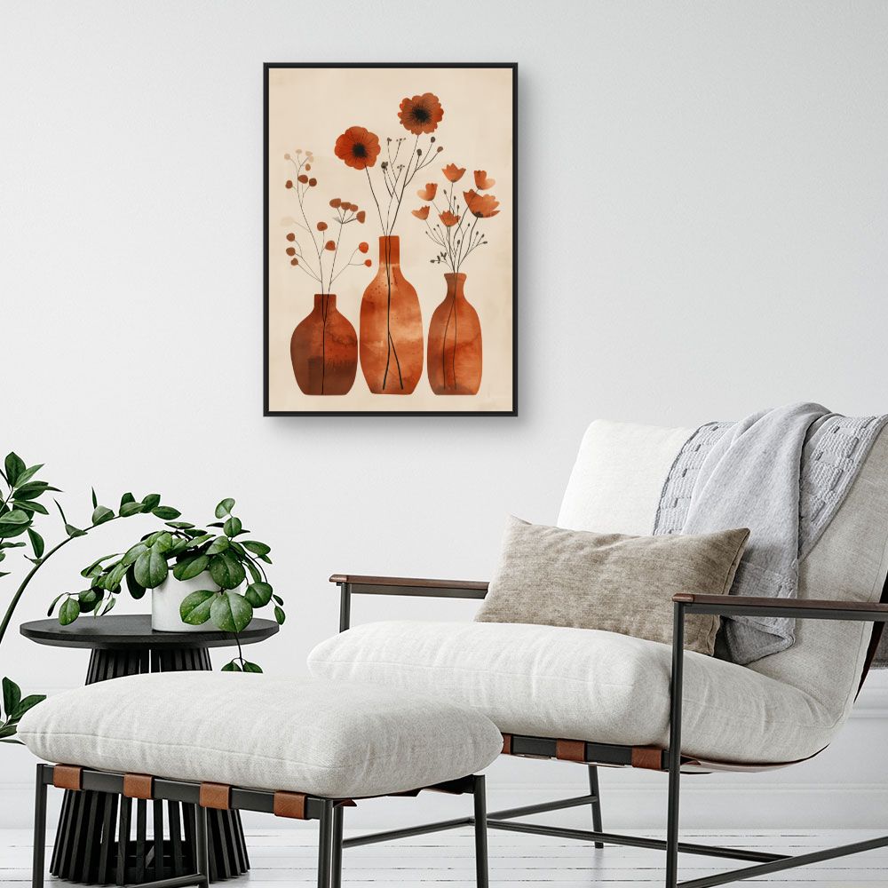 Tableau Vases floraux élégants