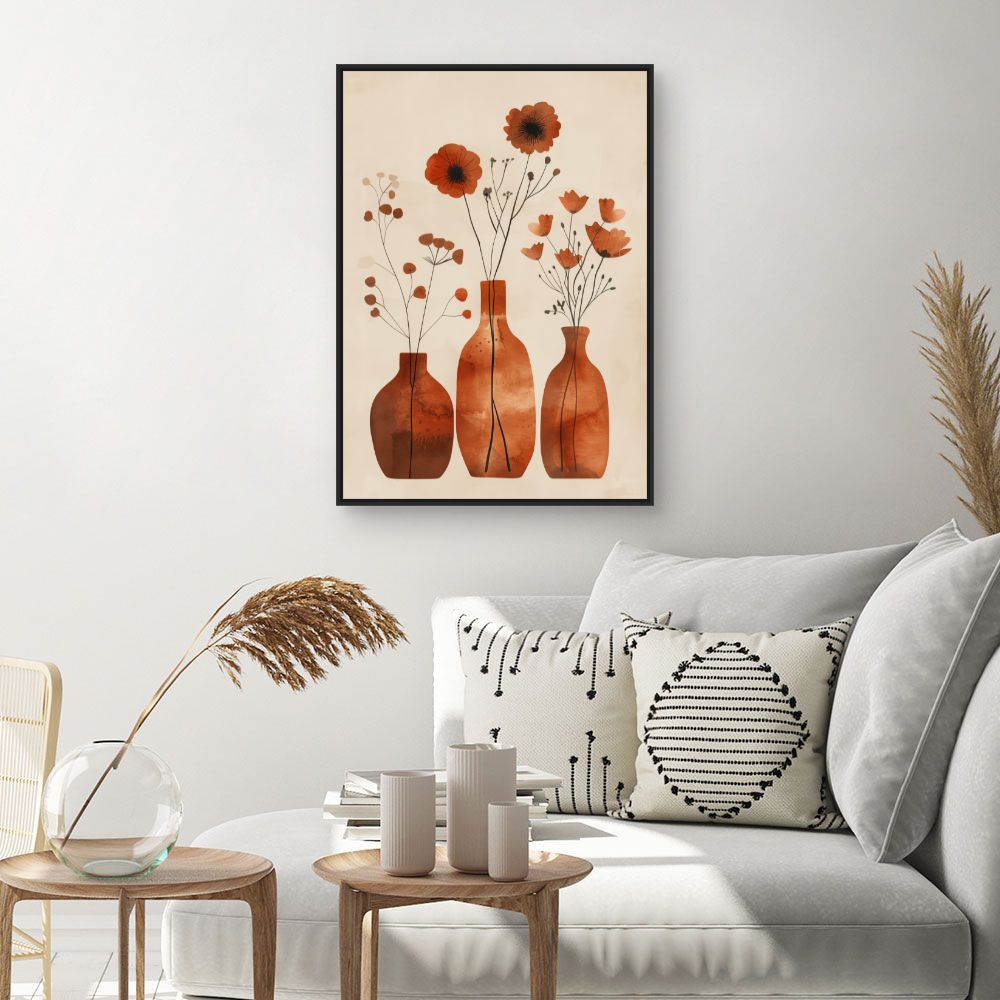Tableau Vases floraux élégants