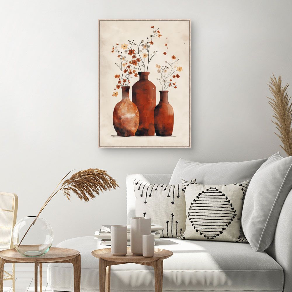 Tableau Vases floraux élégants