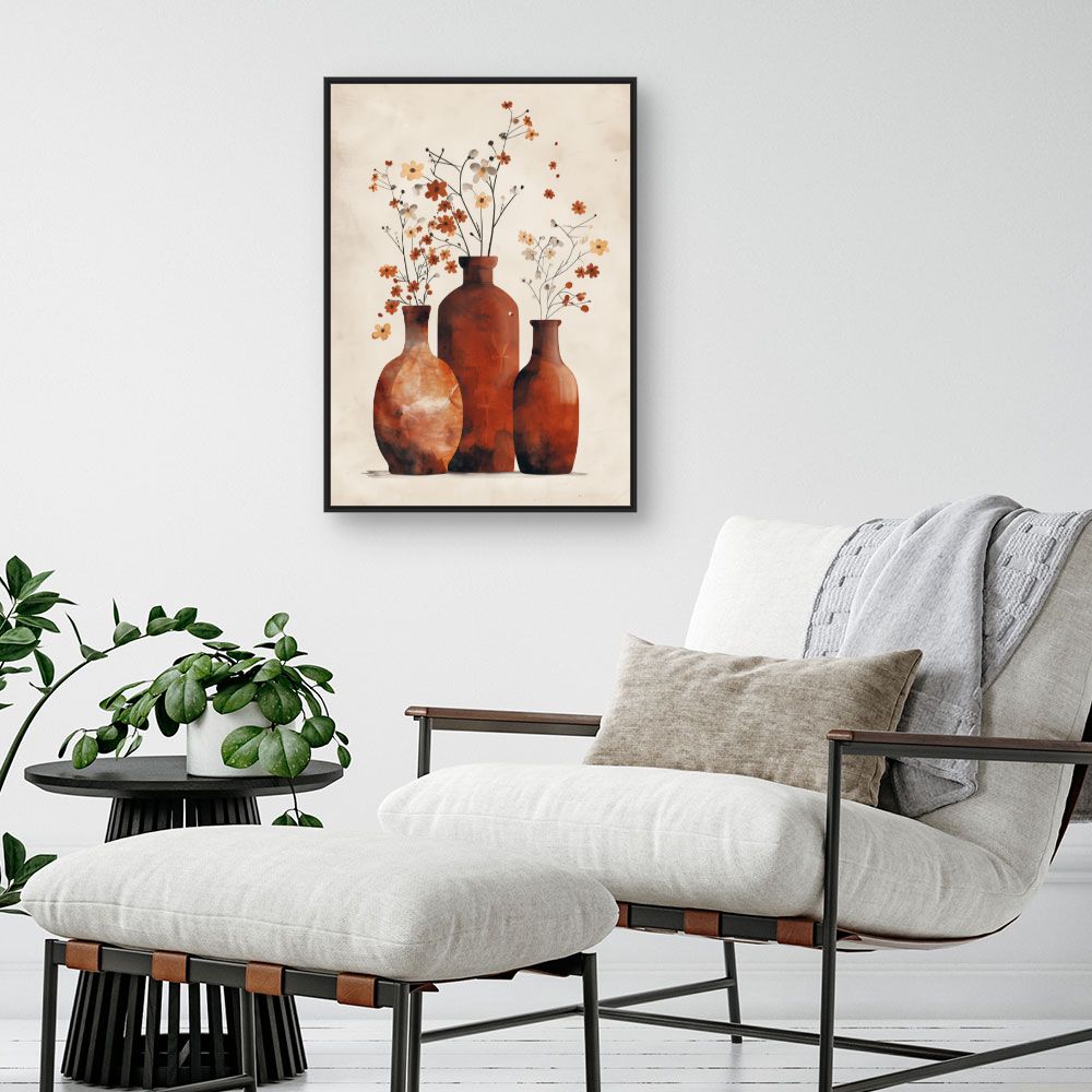 Tableau Vases floraux élégants