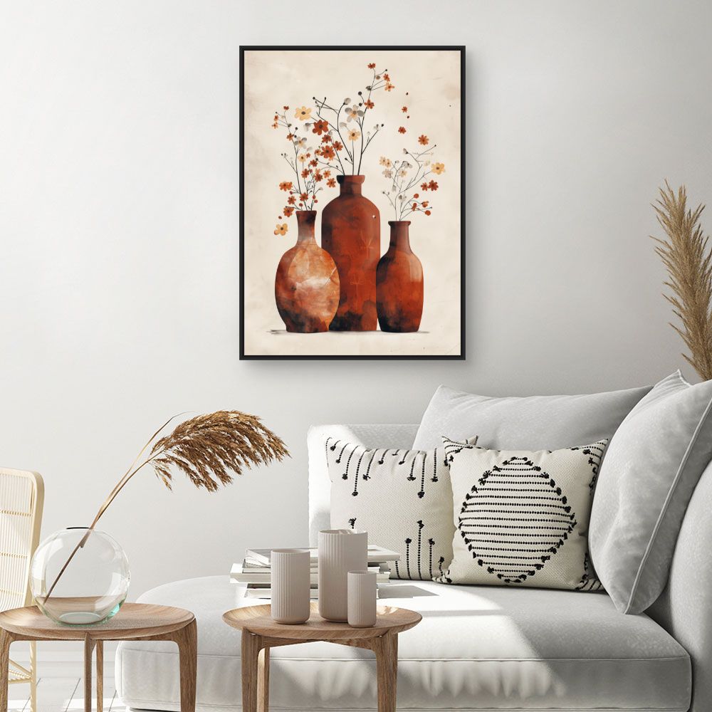 Tableau Vases floraux élégants