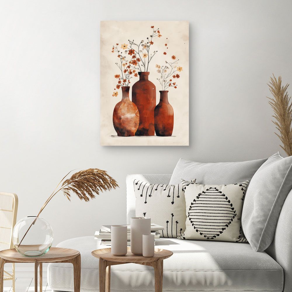 Tableau Vases floraux élégants