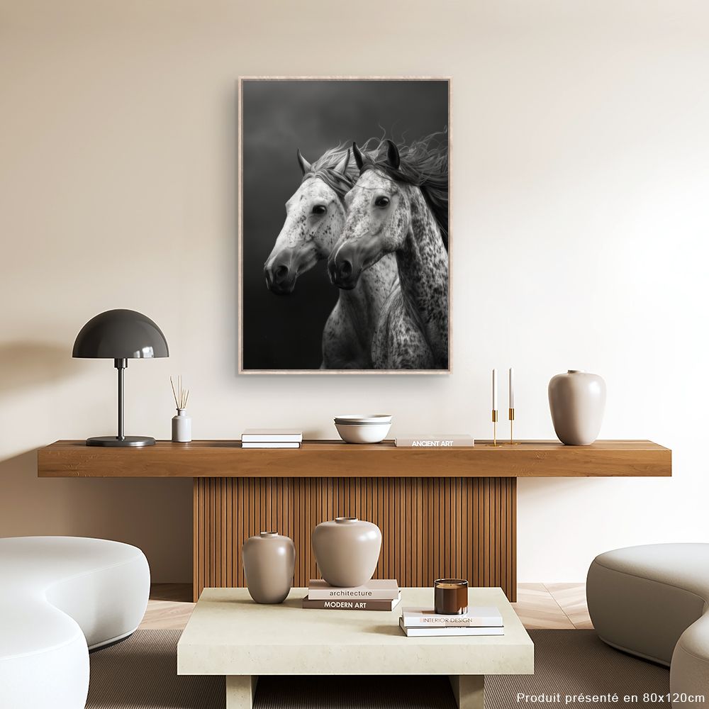 Tableau Chevaux majestueux
