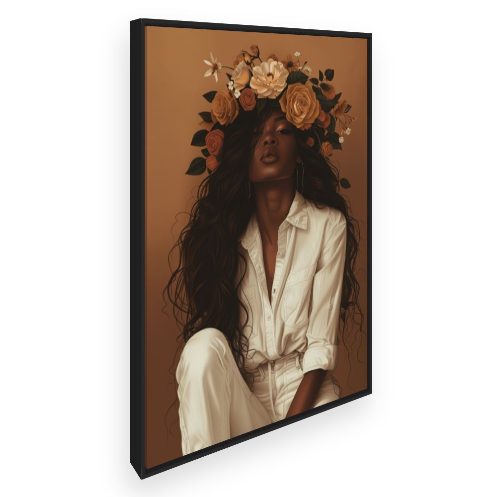 Toile Élégance florale