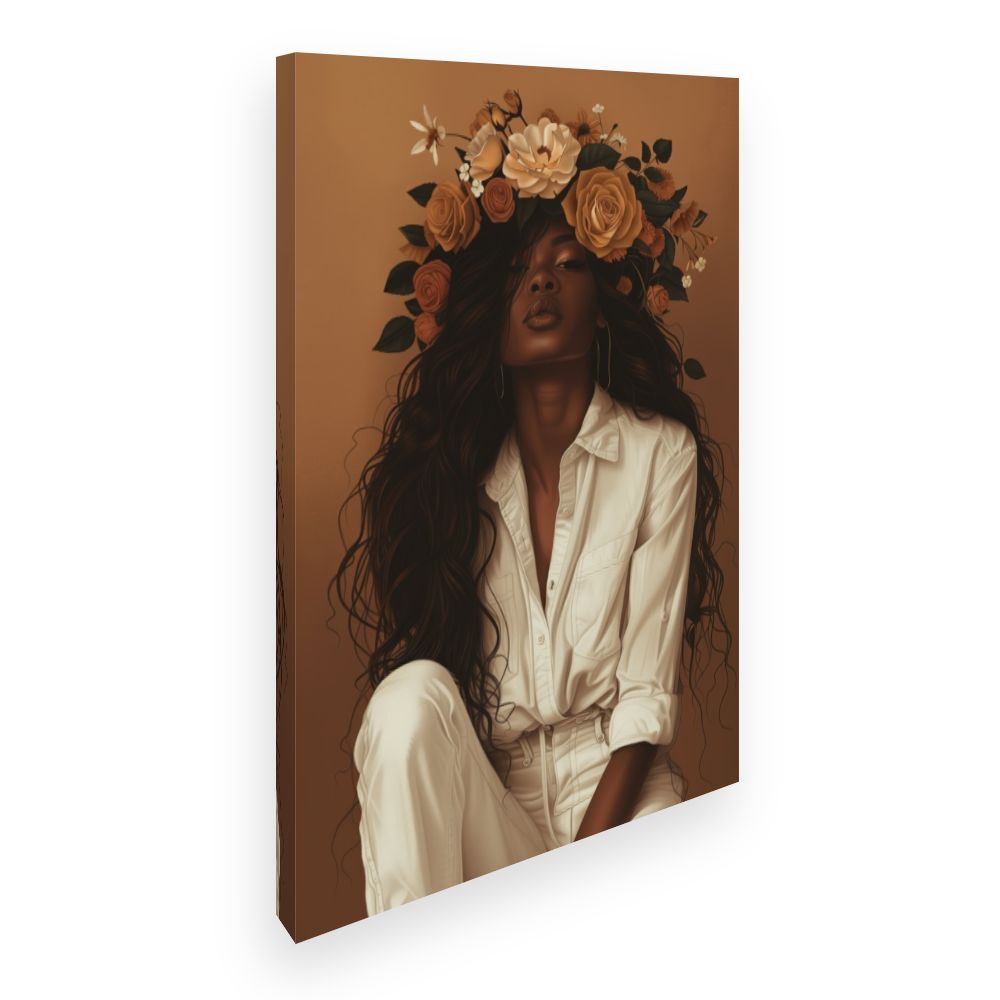 Toile Élégance florale