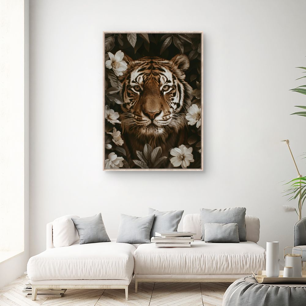 Tableau Tigre majestueux