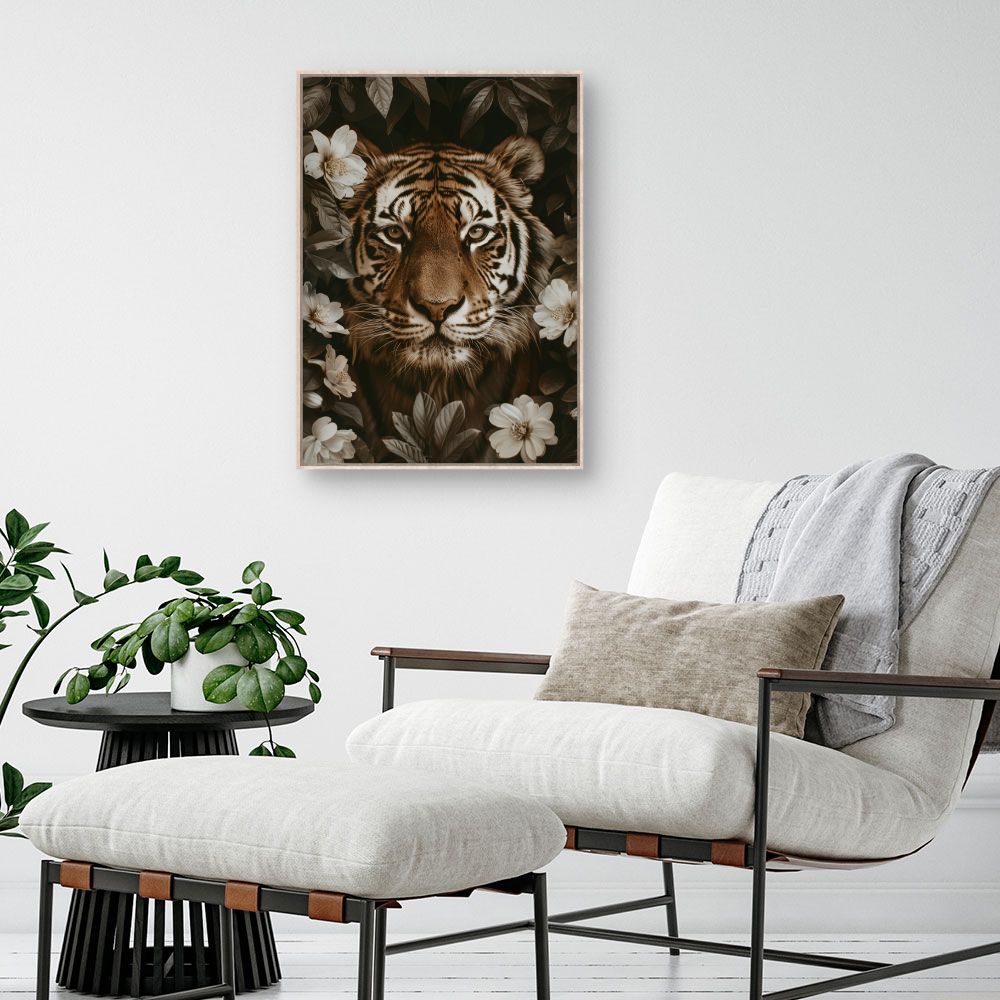 Tableau Tigre majestueux