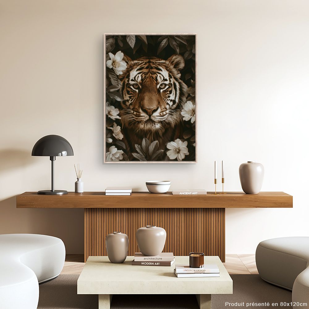 Tableau Tigre majestueux