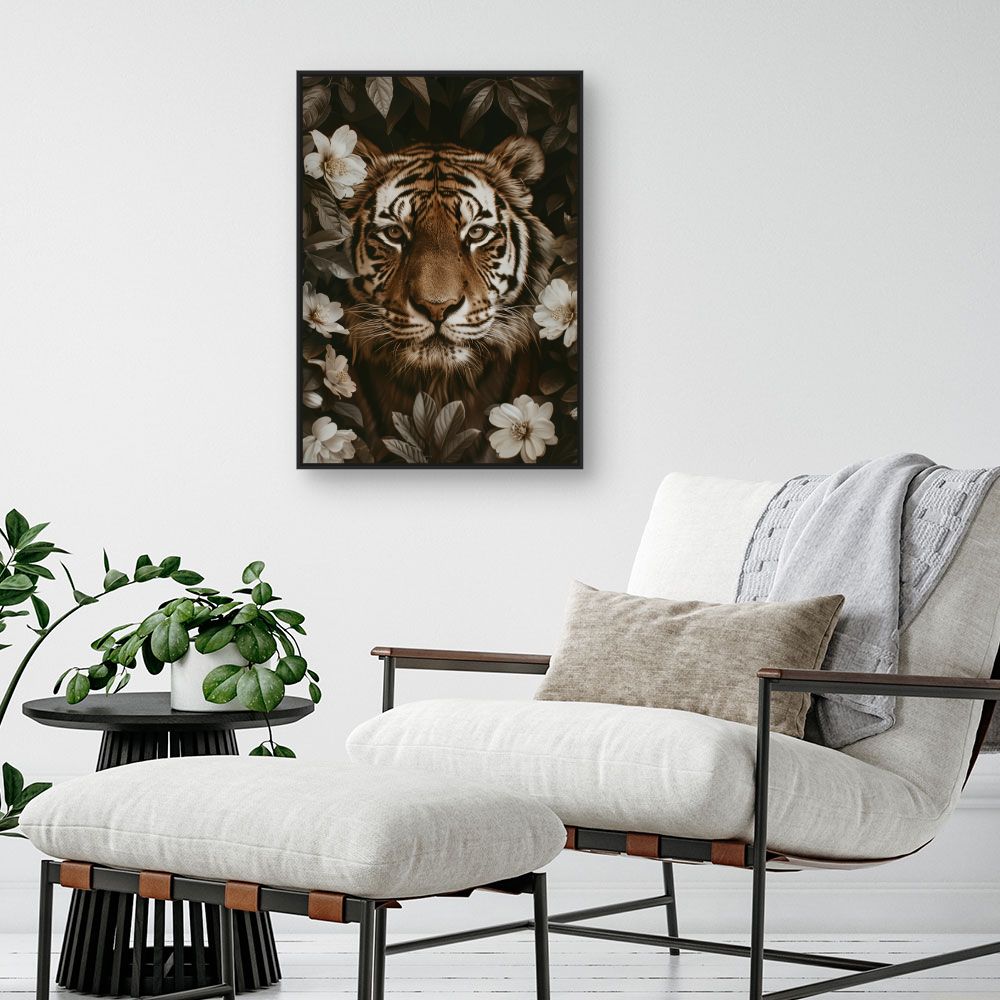 Tableau Tigre majestueux