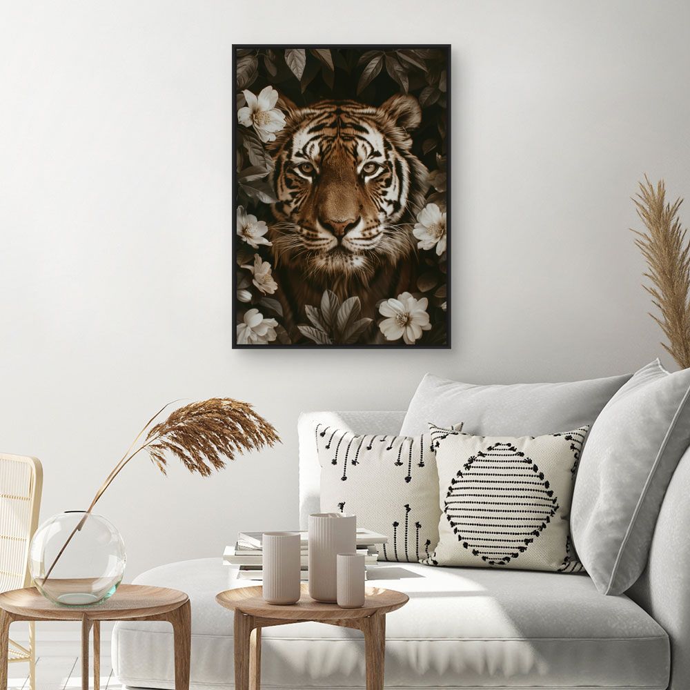Tableau Tigre majestueux