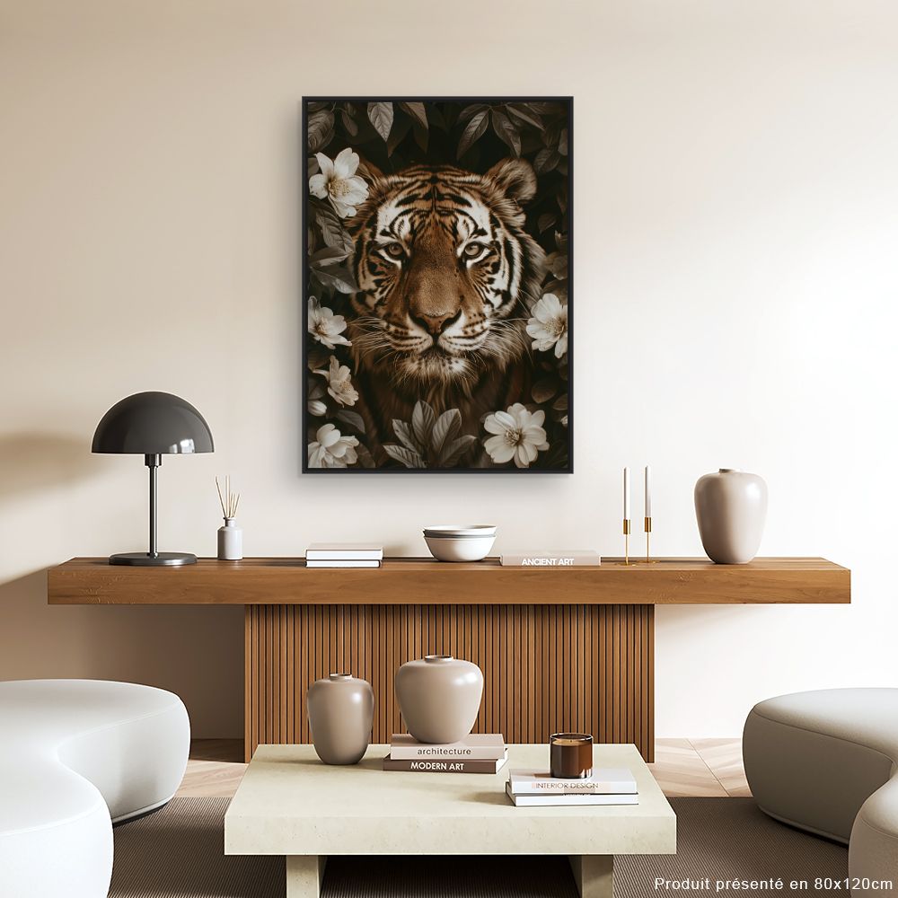 Tableau Tigre majestueux