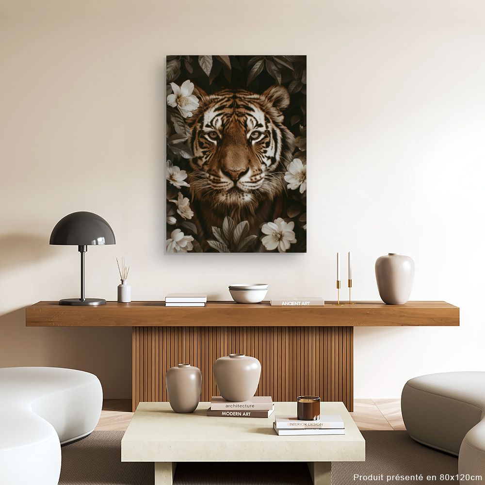 Tableau Tigre majestueux