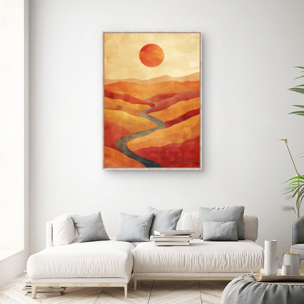 Tableau Paysage désertique élégant