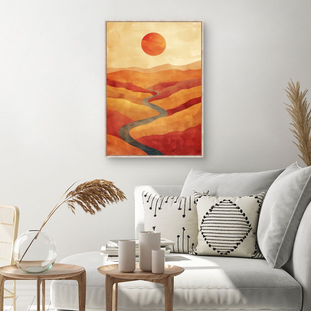 Tableau Paysage désertique élégant