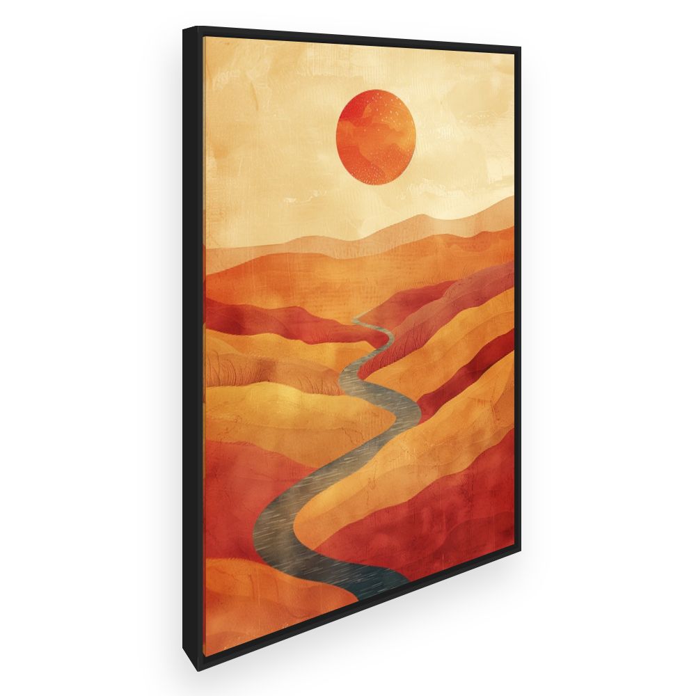 Toile Paysage désertique élégant