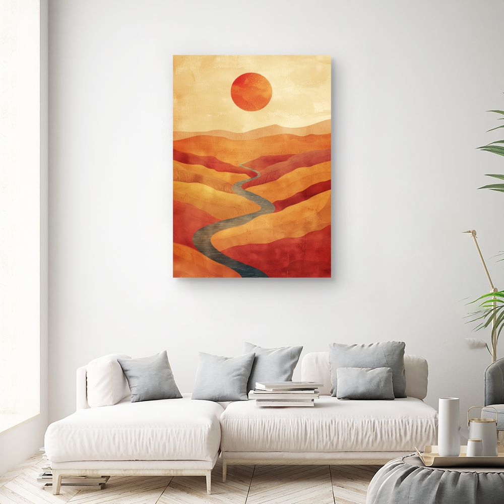 Tableau Paysage désertique élégant