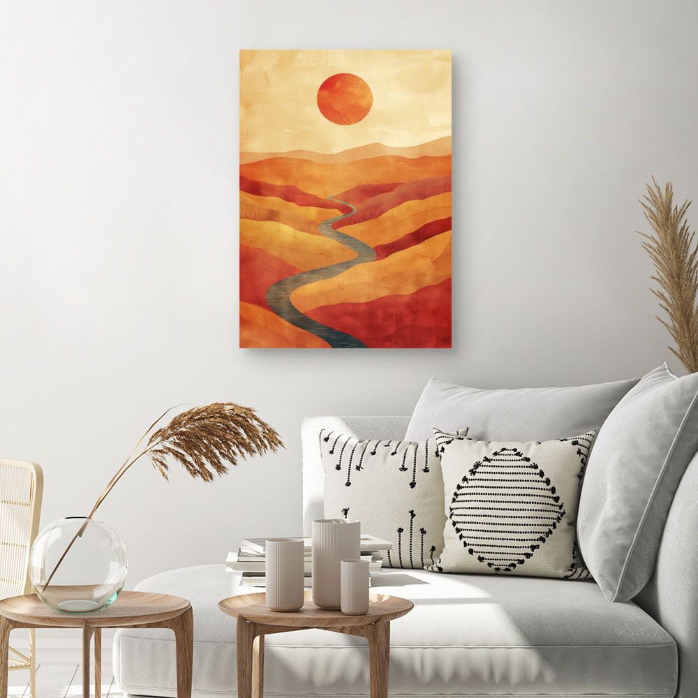 Tableau Paysage désertique élégant