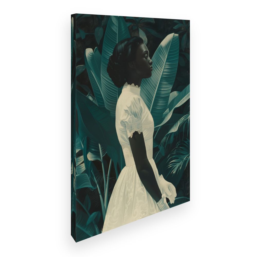 Toile Élégance tropicale