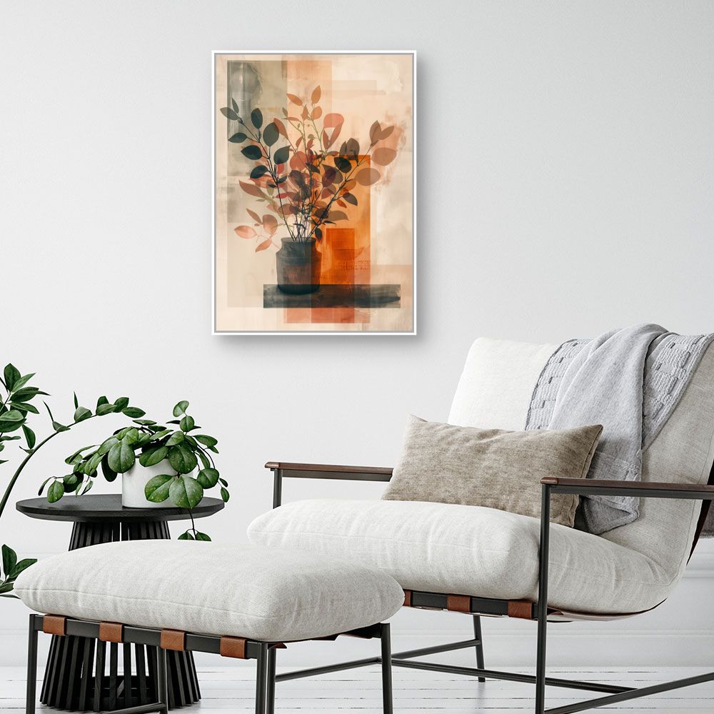 Toile Feuillage artistique chic