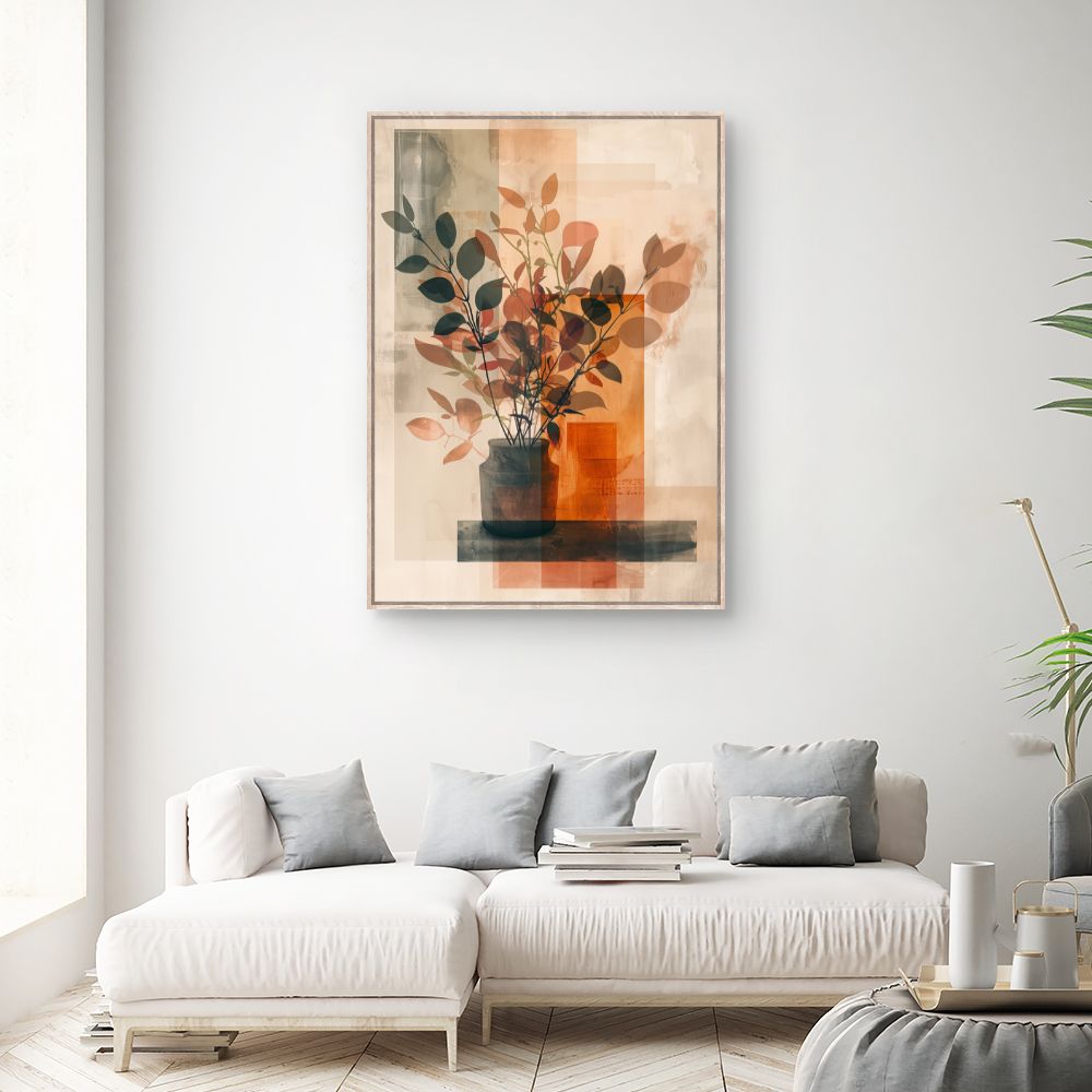 Tableau Feuillage artistique chic