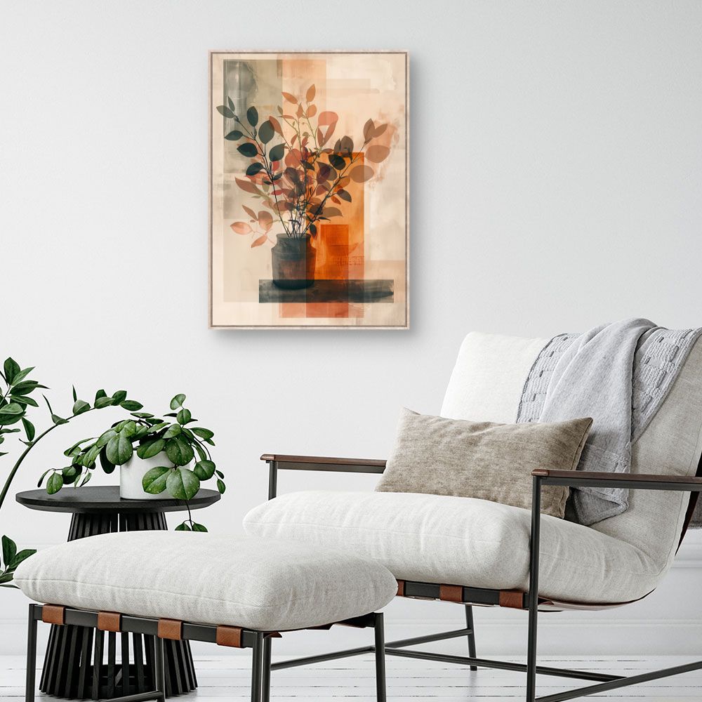 Toile Feuillage artistique chic