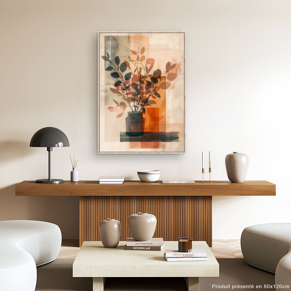 Toile Feuillage artistique chic