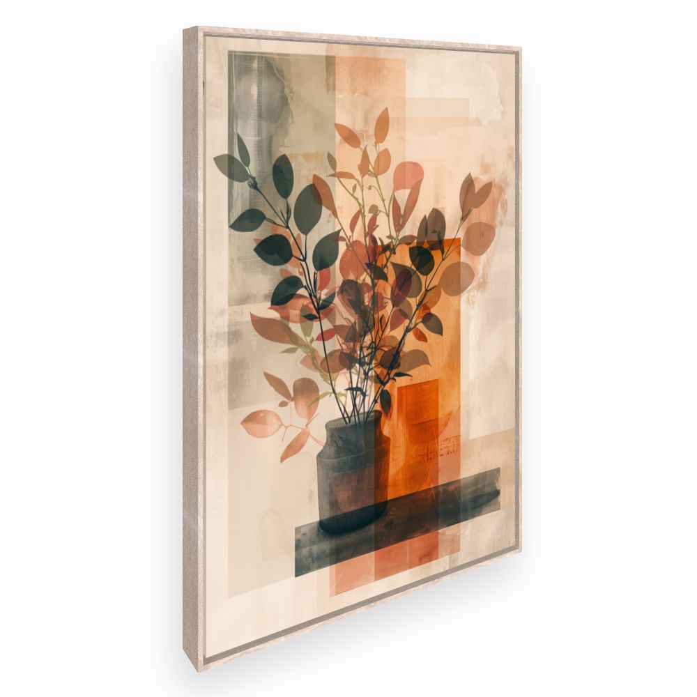 Toile Feuillage artistique chic