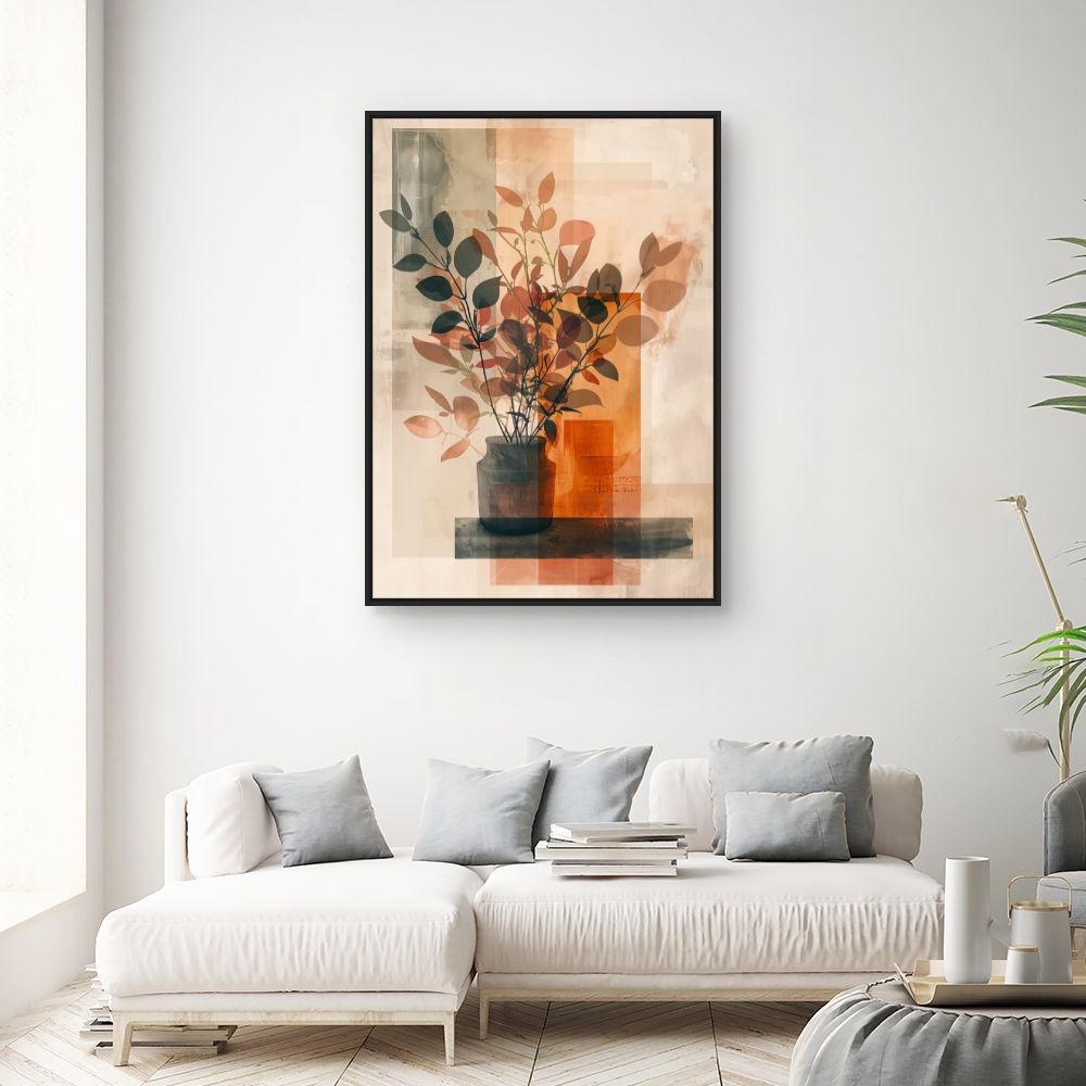Tableau Feuillage artistique chic