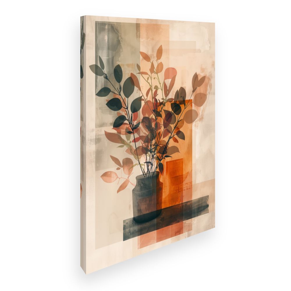 Toile Feuillage artistique chic